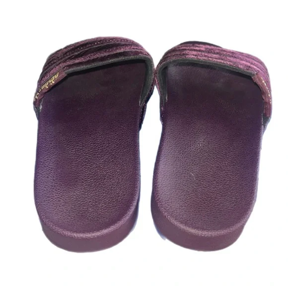 Adidas Adilette velour Slip On Womens Shoes Size 9 - Picture 3 of 7